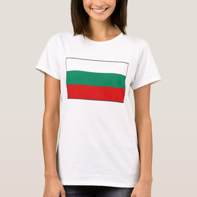 Bulgaria Flag x Map T-Shirt (Front)