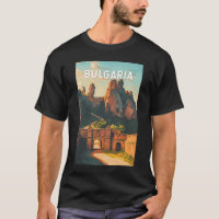 Bulgaria Illustration Travel Art Vintage