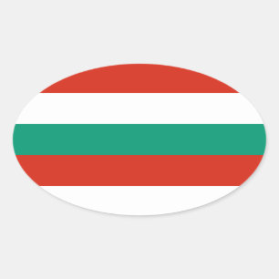 Bulgaria Oval Sticker