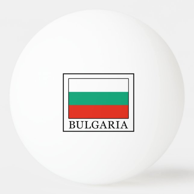 Bulgaria Ping Pong Ball (Front)