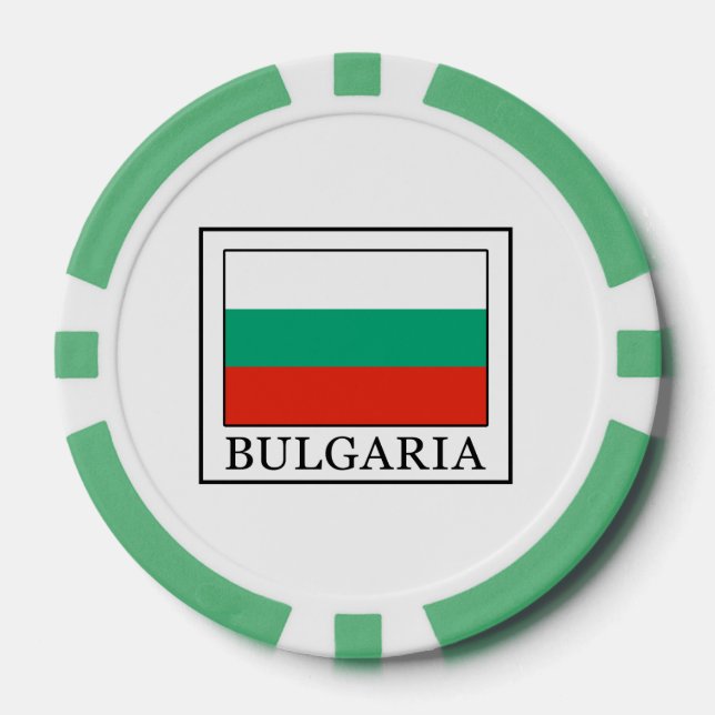 Bulgaria Poker Chips (Front)