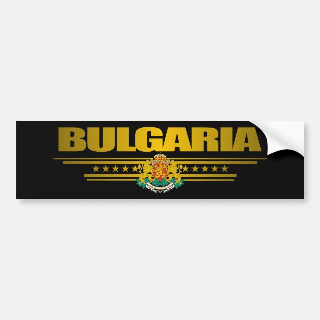 Bulgaria Pride Bumper Sticker (Front)