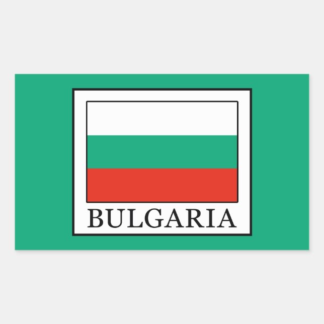 Bulgaria Rectangular Sticker (Front)
