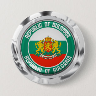Bulgaria Round Emblem 7.5 Cm Round Badge