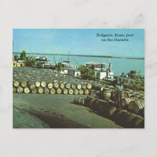 Bulgaria, Ruse, port on the Danube Postcard