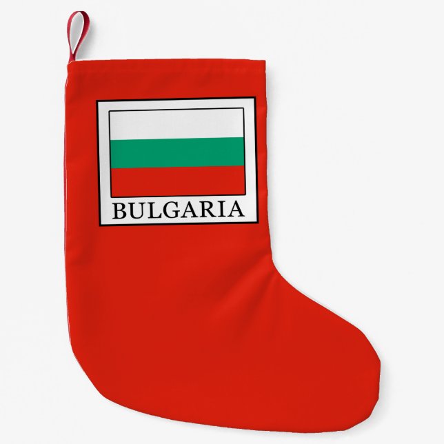 Bulgaria Small Christmas Stocking (Front)