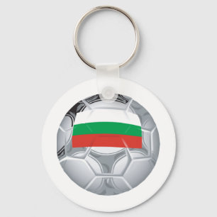 Bulgaria Soccer Key Ring