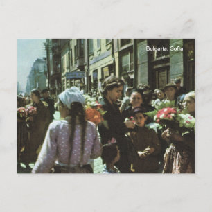 Bulgaria, Sofia Street scene Postcard