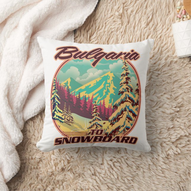 Bulgaria to Snowboard Cushion (Blanket)