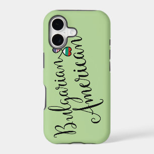 Bulgarian American Entwined Hearts Cell Phone Case