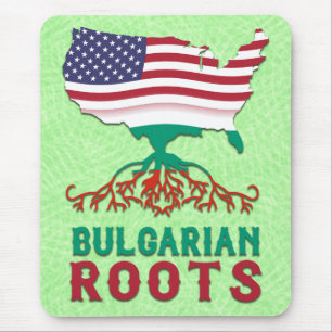 Bulgarian American Roots Mouse Pad