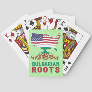 Bulgarian American Roots Playing Cards