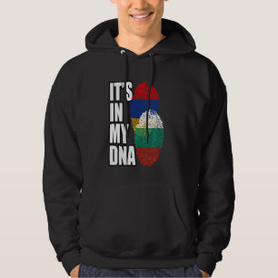 Bulgarian And Armenian Mix Dna Flag Heritage Hoodie
