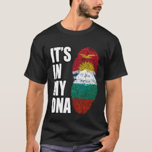 Bulgarian And Kiribati Mix DNA Heritage Flag T-Shirt