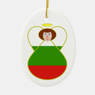 Bulgarian Angel Ceramic Ornament