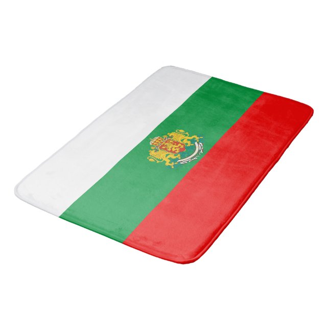 Bulgarian flag bath mat (Angled)