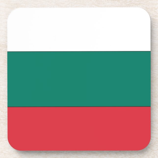 Bulgarian Flag Coaster (Front)