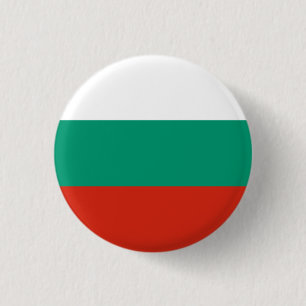 Bulgarian Flag, Flag of Bulgaria 3 Cm Round Badge