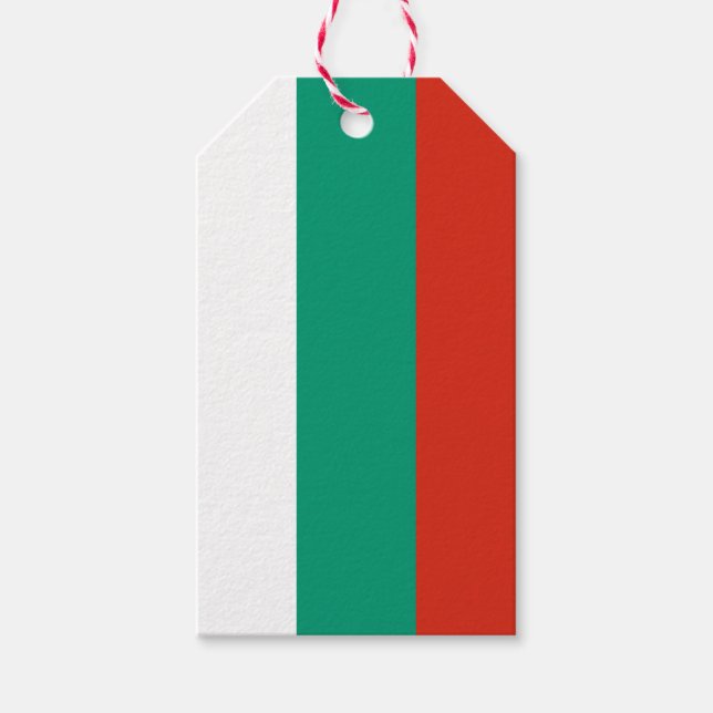 Bulgarian Flag Gift Tags (Front)