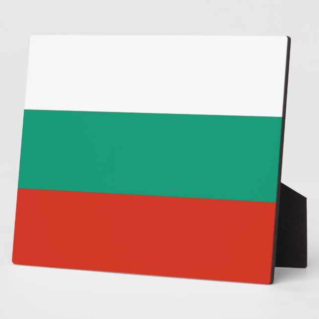 Bulgarian Flag Plaque (Side)