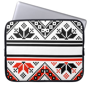 Bulgarian folk art folk art laptop sleeve