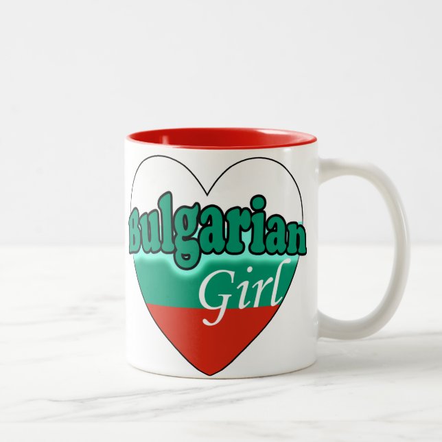 Bulgarian Girl Two-Tone Coffee Mug (Right)
