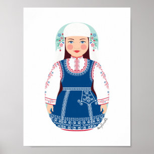 Bulgarian Matryoshka Poster