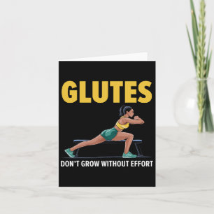 Bulgarian Squat Exercise Bodybuilding Fitness Work Card