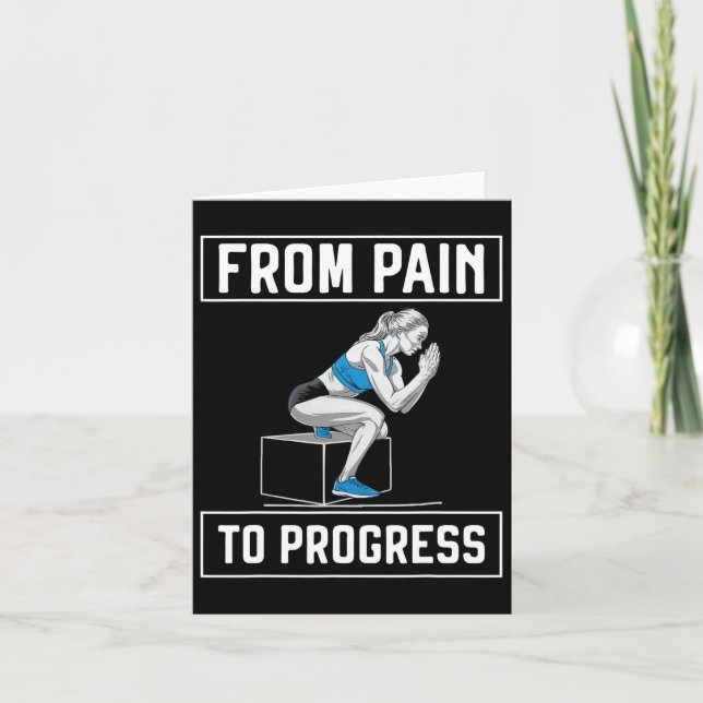 Bulgarian Squat Exercise Bodybuilding Fitness Work Card (Front)