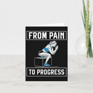 Bulgarian Squat Exercise Bodybuilding Fitness Work Card
