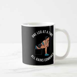 Bulgarian Squat Exercise Bodybuilding Fitness Work Coffee Mug
