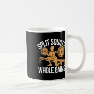 Bulgarian Squat Exercise Bodybuilding Fitness Work Coffee Mug