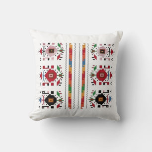 Bulgarian traditional folk motif cushion