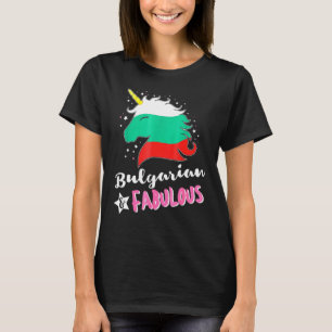 Bulgarian Unicorn Bulgaria Flag T-Shirt