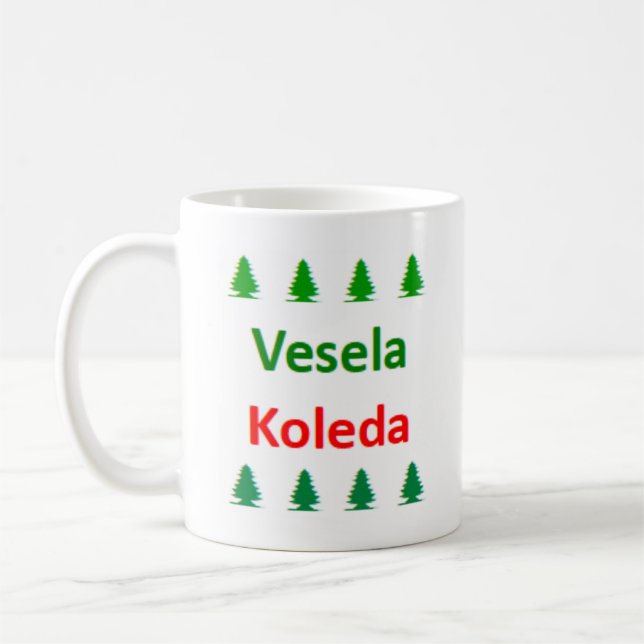 bulgarian vesela koleda coffee mug (Left)