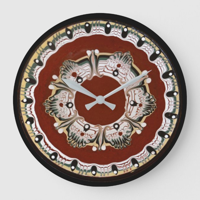 Bulgarian Vintage Large Clock (Front)