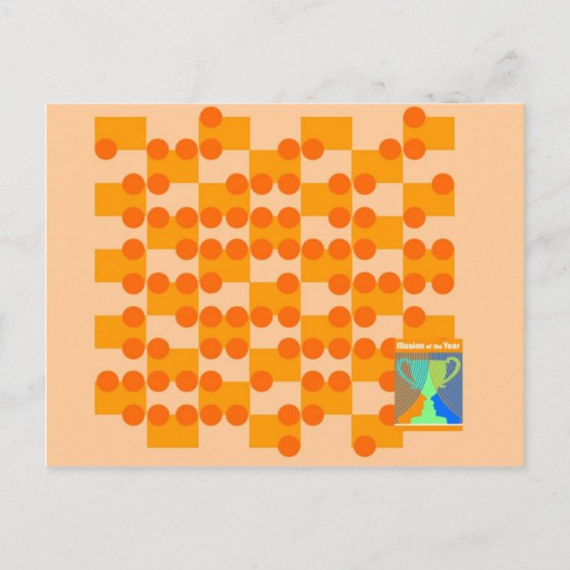 Bulge Out Contours Postcard (Front)