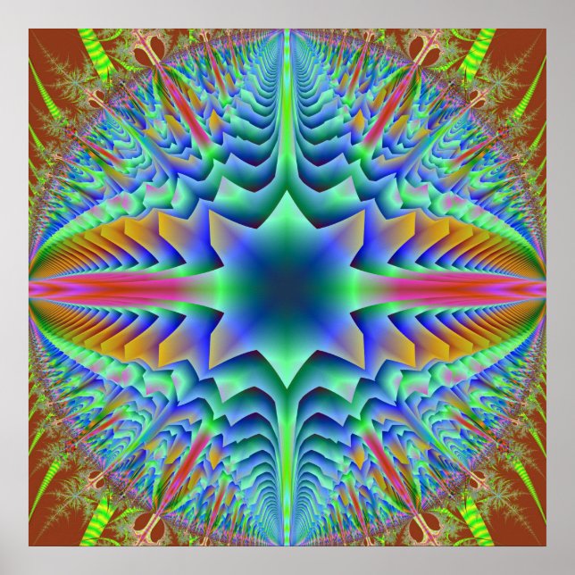 Bulging Mandala Poster (Front)