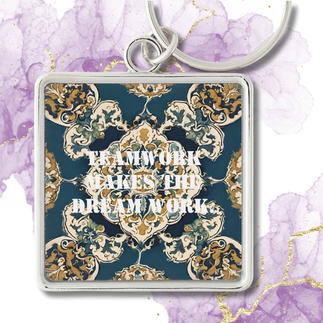 Bulk Christmas Gifts for Employees Persian Tiles Key Ring (Bulk Christmas Gifts for Employees Persian Tiles)