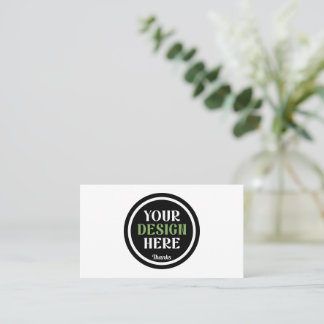 Bulk Custom Logo Company Employee Appreciation Business Card