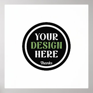 Bulk Custom Logo Company Employee Appreciation Foil Prints