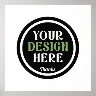 Bulk Custom Logo Company Employee Appreciation Foil Prints