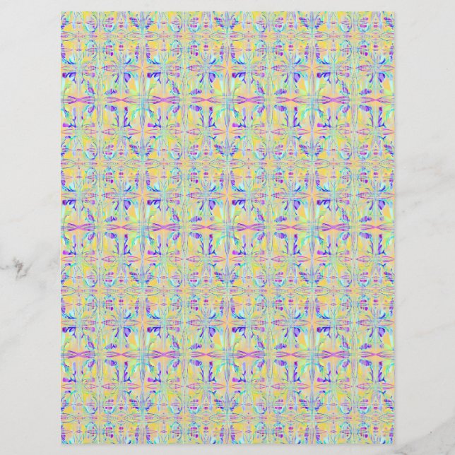 Bulk - Easter Pastels Abstract Scrapbook Paper (Front)