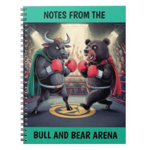 Bull and Bear Customised Notebook