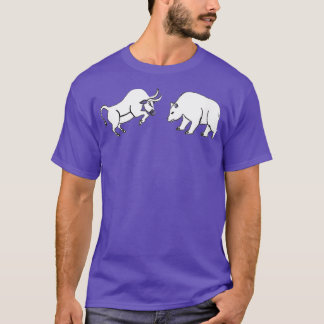 Bull and Bear Stock Market Forex Trader T-Shirt