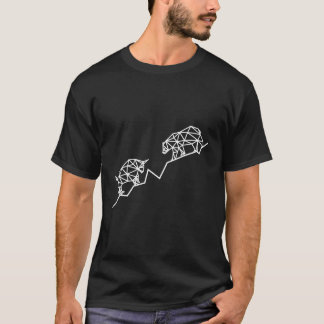 Bull And Bear Trading And Stock Market Investing T-Shirt
