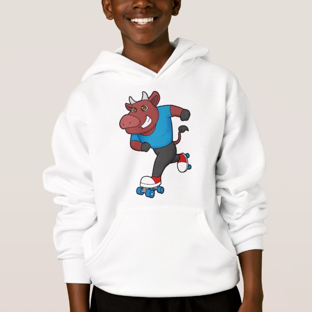Bull at Inline skating with Roller skates (Front)