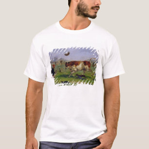 Bull Baiting (oil on paper laid on panel) T-Shirt