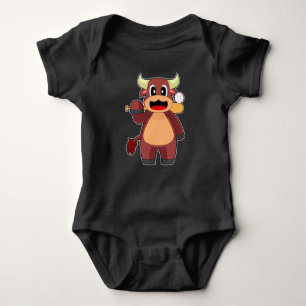 Bull Baseball Baseball bat Baby Bodysuit