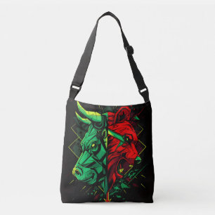 Bull Bear Duel Forces Crossbody Bag